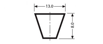 13 a - Клиновые ремни — POWERSPAN CL